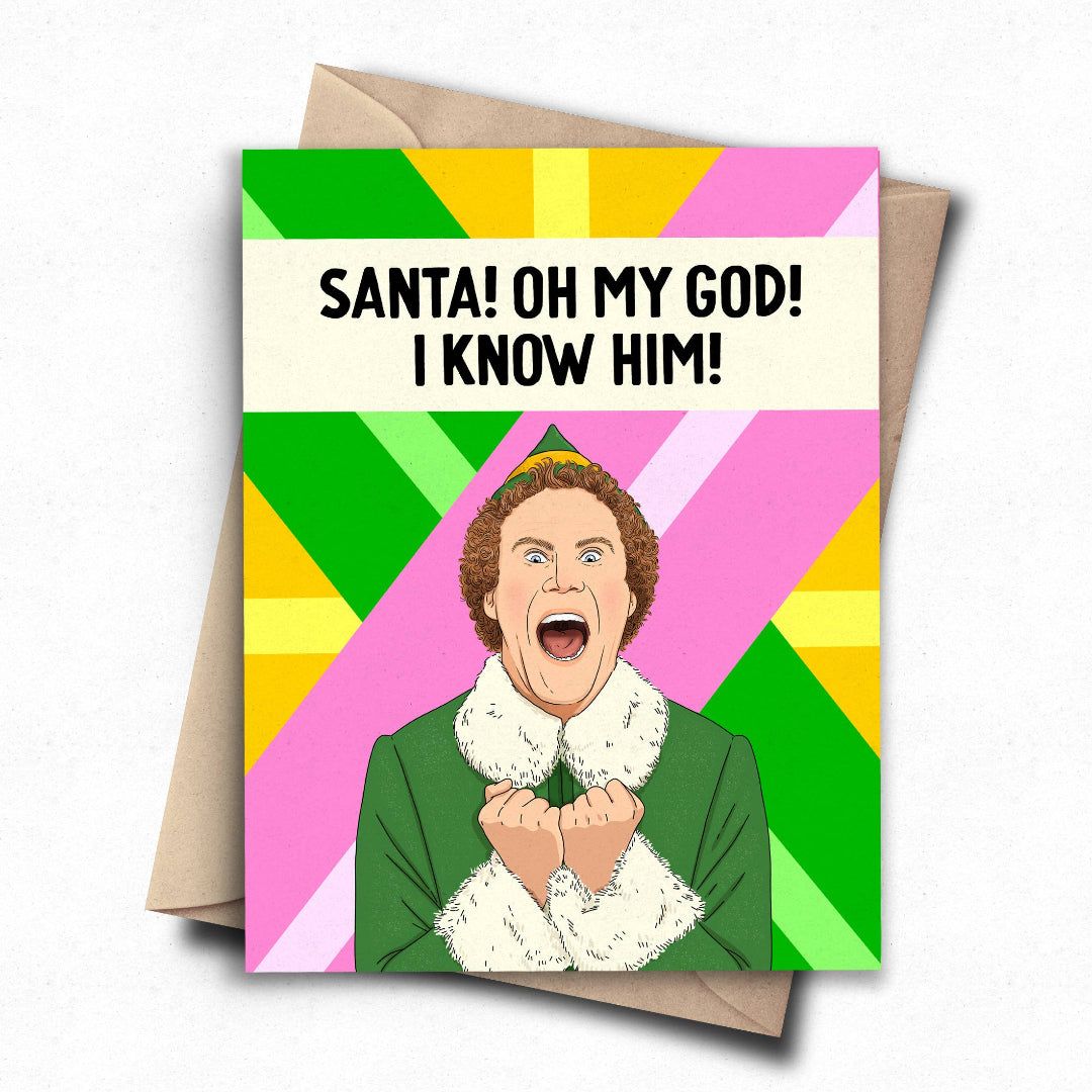 Elf Christmas Card