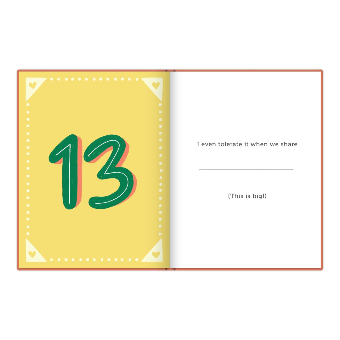 About Us Fill in the Love Book