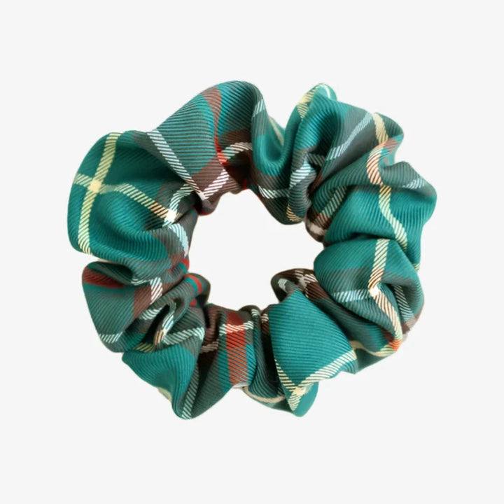 Emerald Tartan Scrunchie