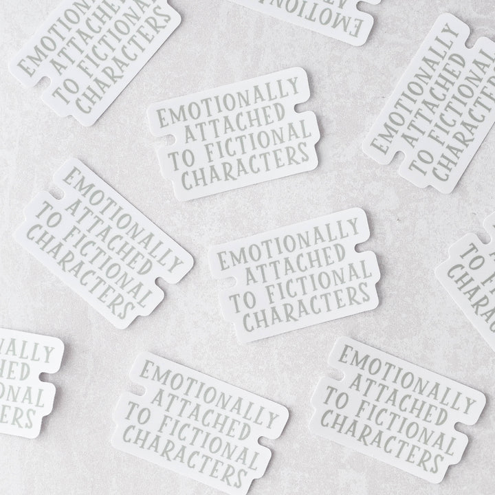 Emotionally Attached To Fictional Characters Sticker