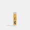 A yellow tube of Epic Blend Peach Vegan Lip Balm. The label on the tube features the product name and indicates that it is vegan.