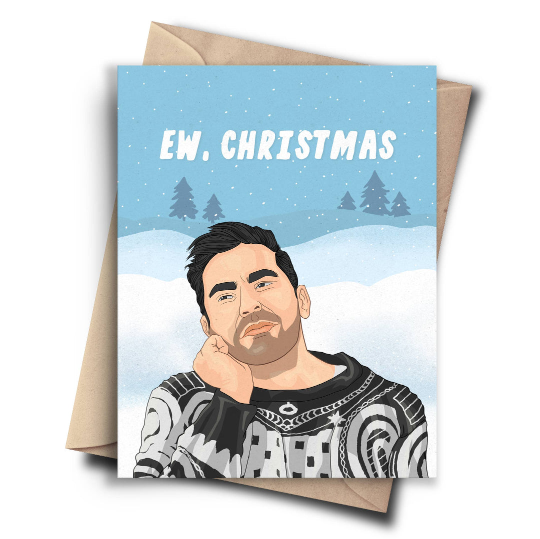 Ew Christmas Holiday Card