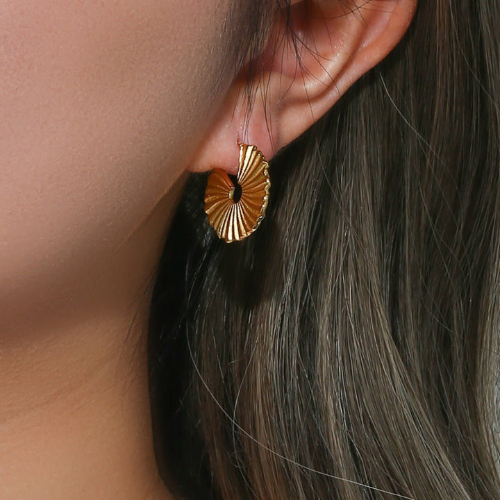 Exaggerated Sunflower Earrings