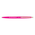 Pink pen with 'Fancy Work From Home Pen' text on a white background