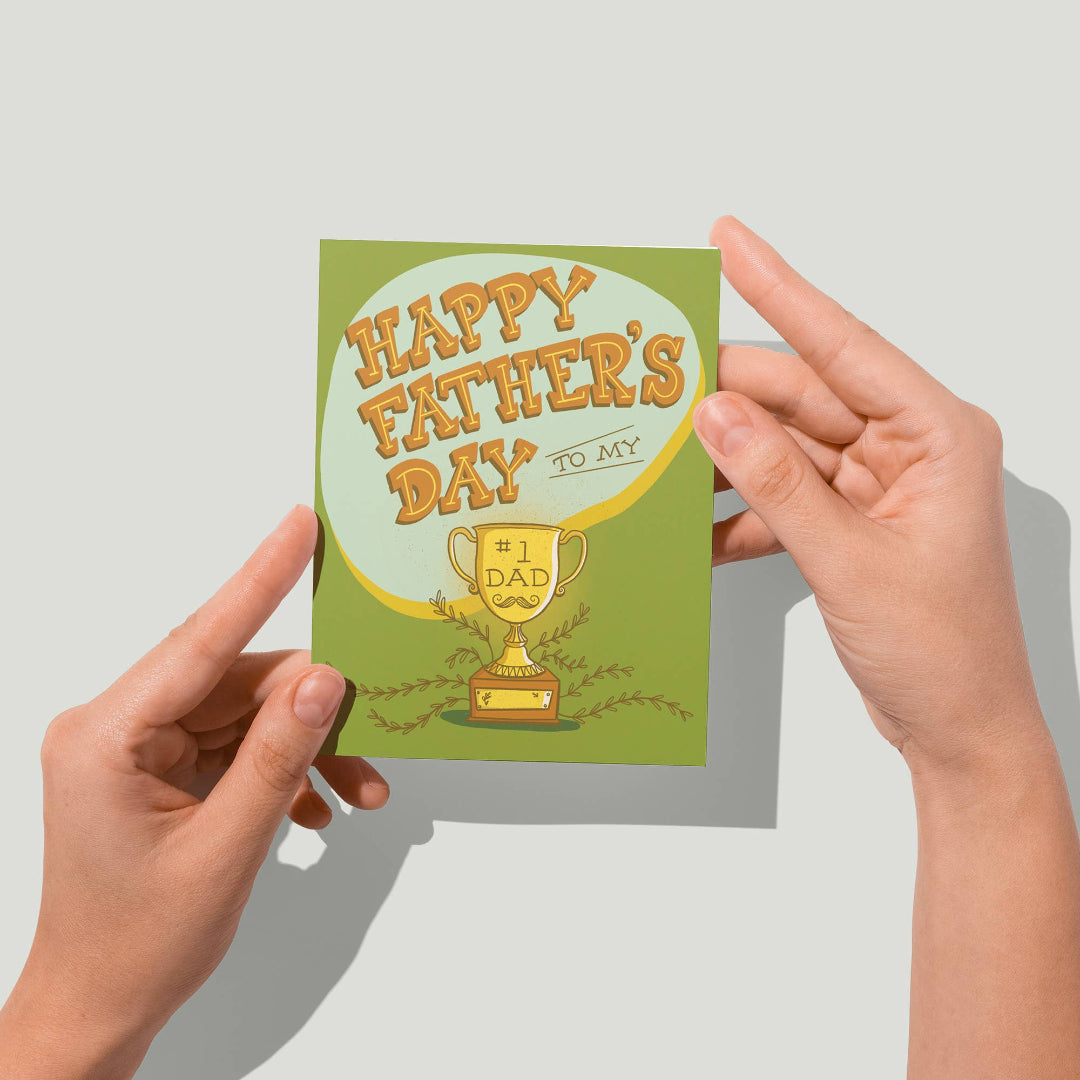 Father's Day Trophy Card