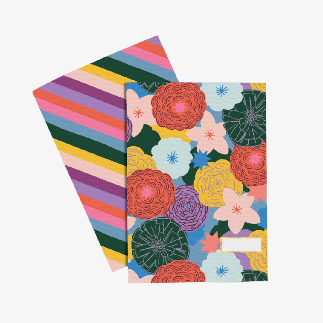 Florals & Stripes Notebook Set
