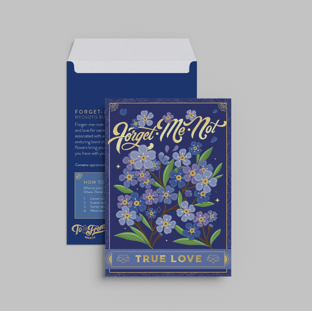 Forget-me-not (True Love) Seed Packet