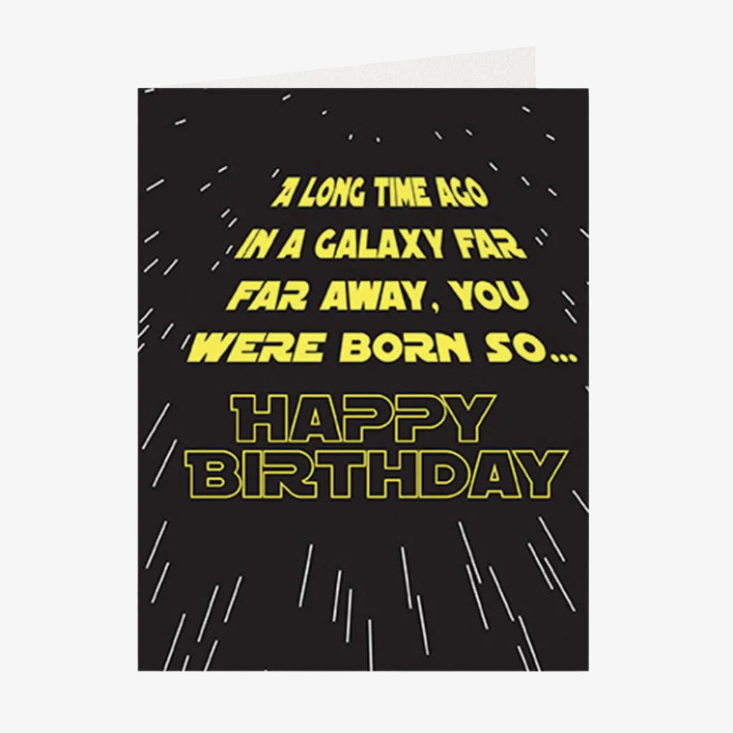 Galaxy Birthday Card