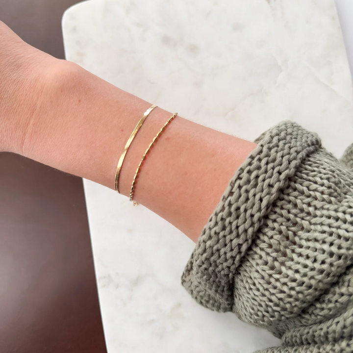 Gold 2-in-1 Snakechain Bracelet