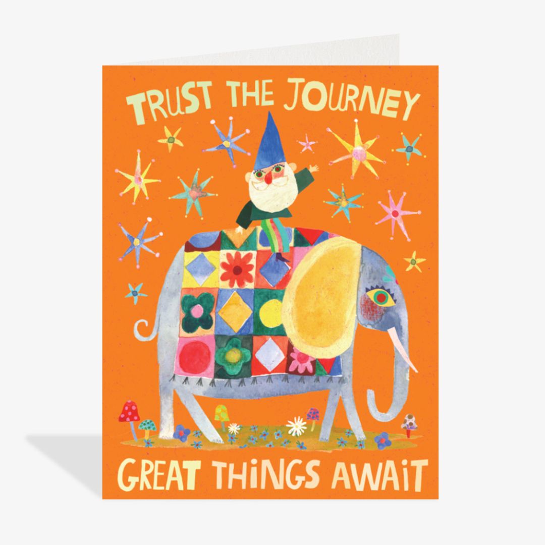 Great Things Await Encouragement Card