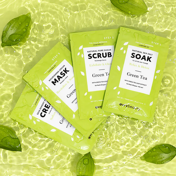 Green Tea 4 Step Pedi Kit