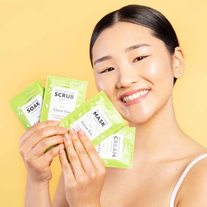Green Tea 4 Step Pedi Kit