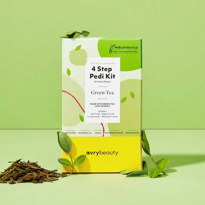 Green Tea 4 Step Pedi Kit