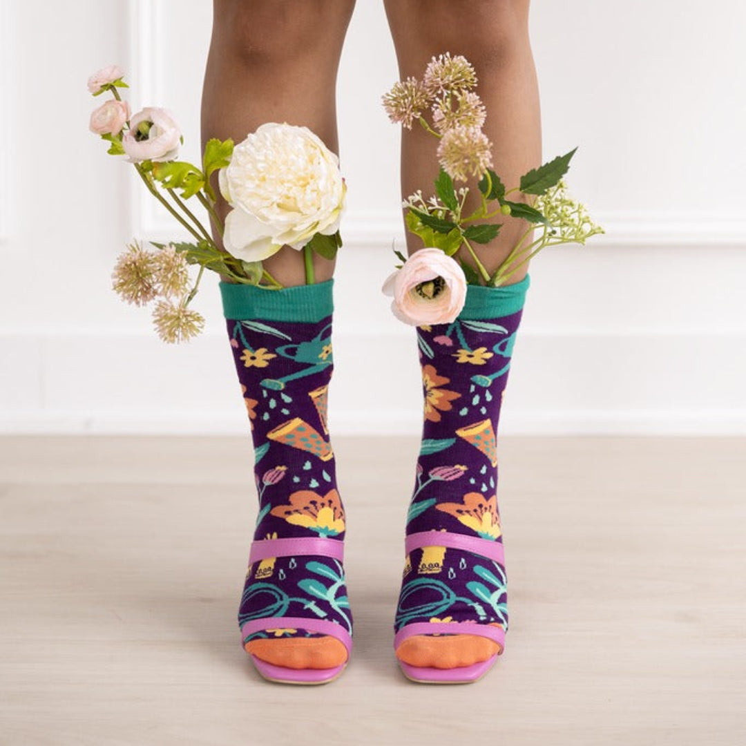 Green Thumb Womens Socks