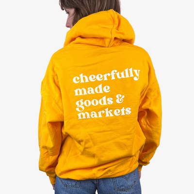 Cheerfully Made Hoodie / Bright Yellow