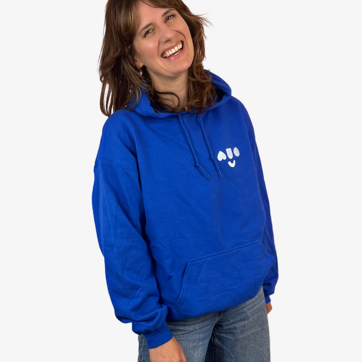 Cheerfully Made Hoodie / Bright Blue