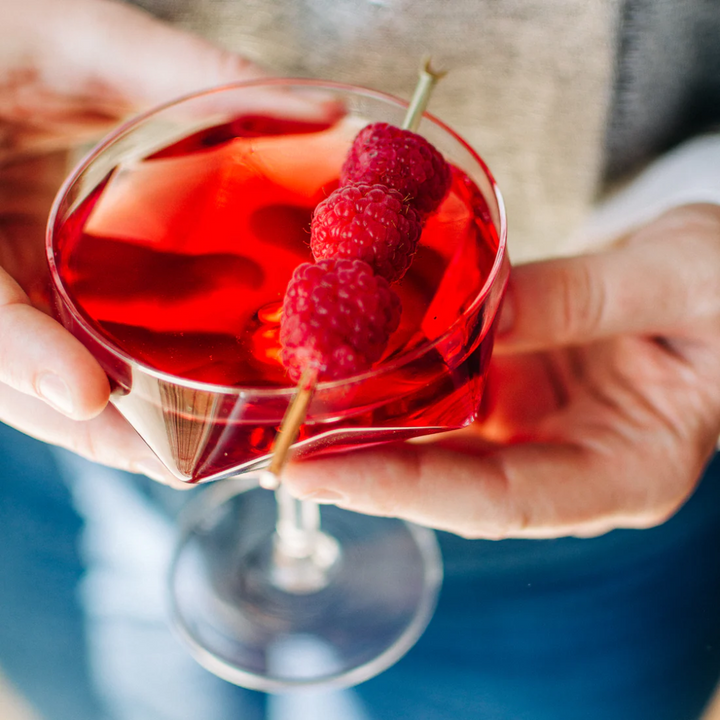 Raspberry Mimosa Cocktail Infusion Jar