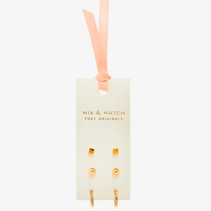 Gold Coco Mix and Match Earrings