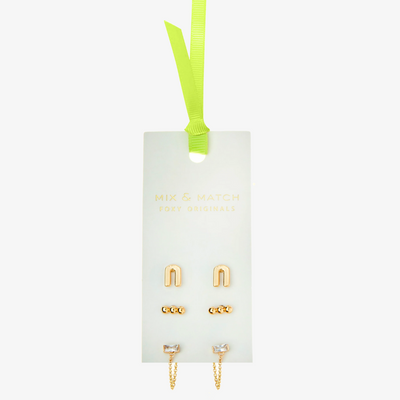 Gold Lola Mix and Match Earrings