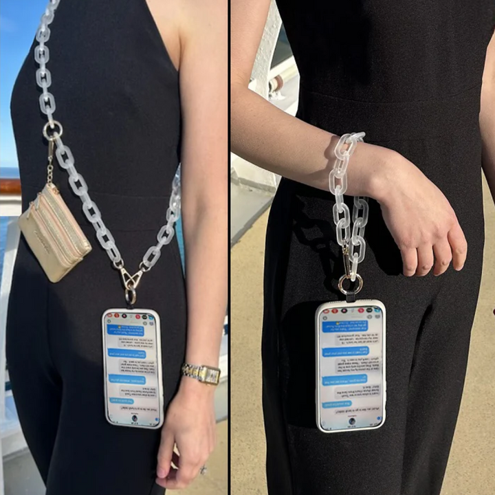 Clip & Go Black Chain with Pouch