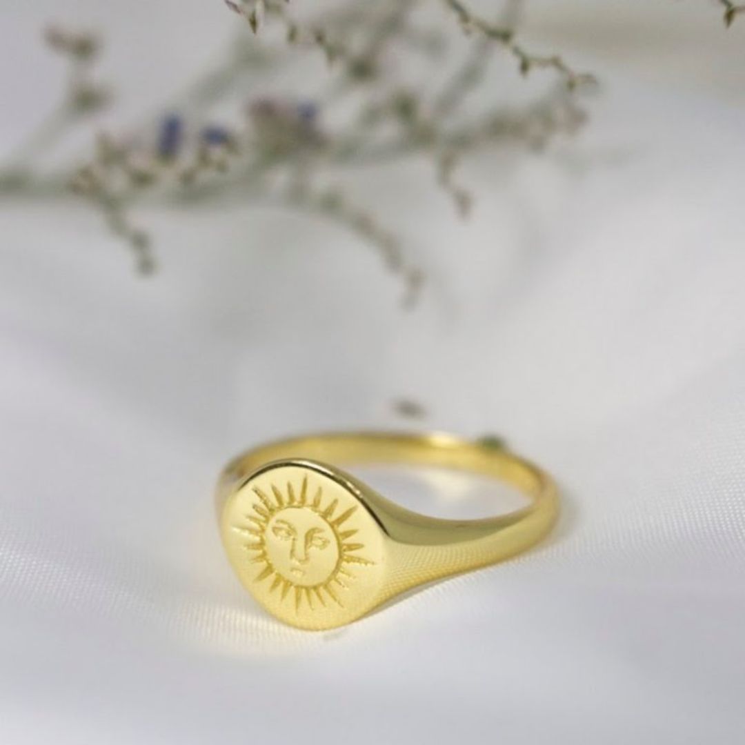 Sun Signet Ring
