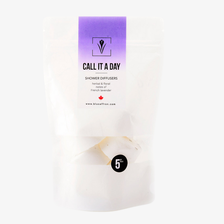 These shower diffusers create a spa-like effect right in your home, in the comfort of your own home. Call It A Day Shower diffuser discs can be used daily to reap the aromatic benefits of essential oils. Front facing product photo