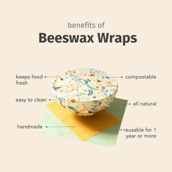 Gingerbread Beeswax Food Wraps Set