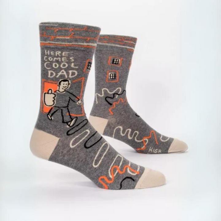 Here Comes Cool Dad Mens Socks