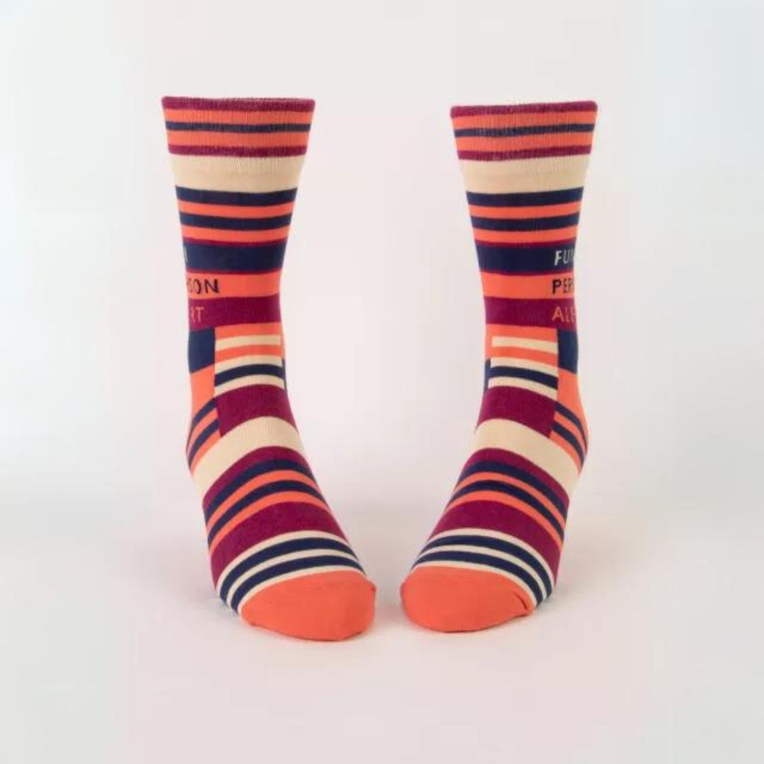 Fun Person Alert Men's Socks