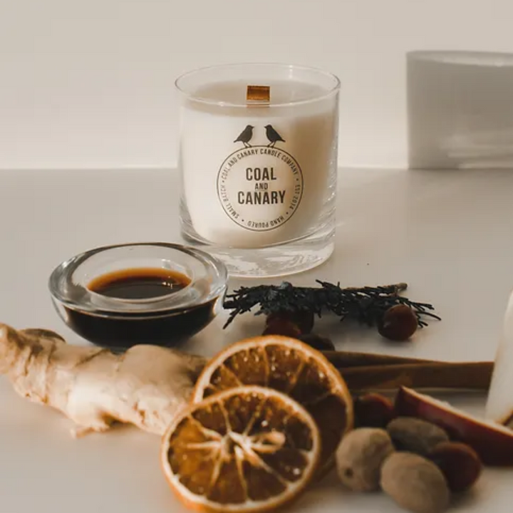 Ginger Bell Rock Candle