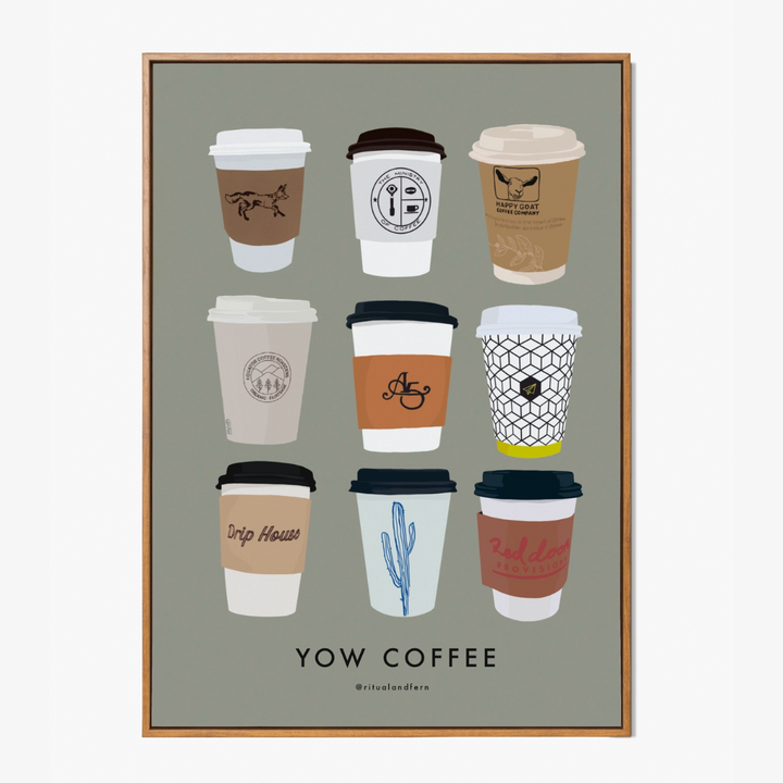 YOW Coffee Art Print