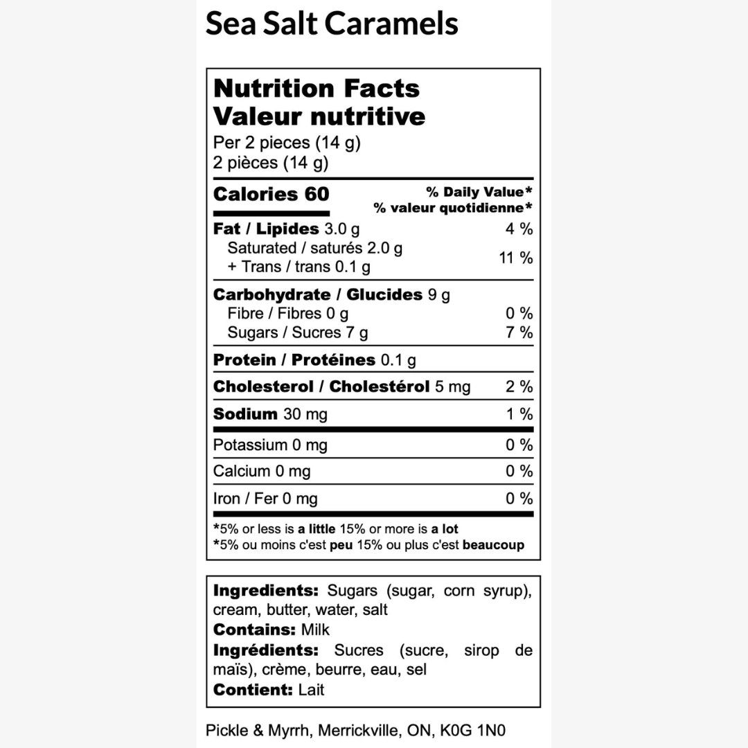 Sea Salt Caramels