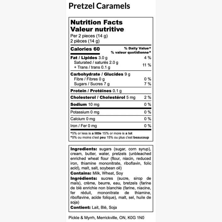 Pretzel Caramels