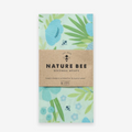 Floral Jumbo Beeswax Wrap an extra large beeswax food wrap in a blue floral pattern.