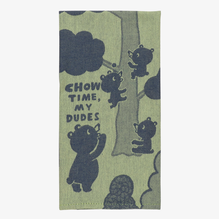 Chow Time, My Dudes Dish Towel