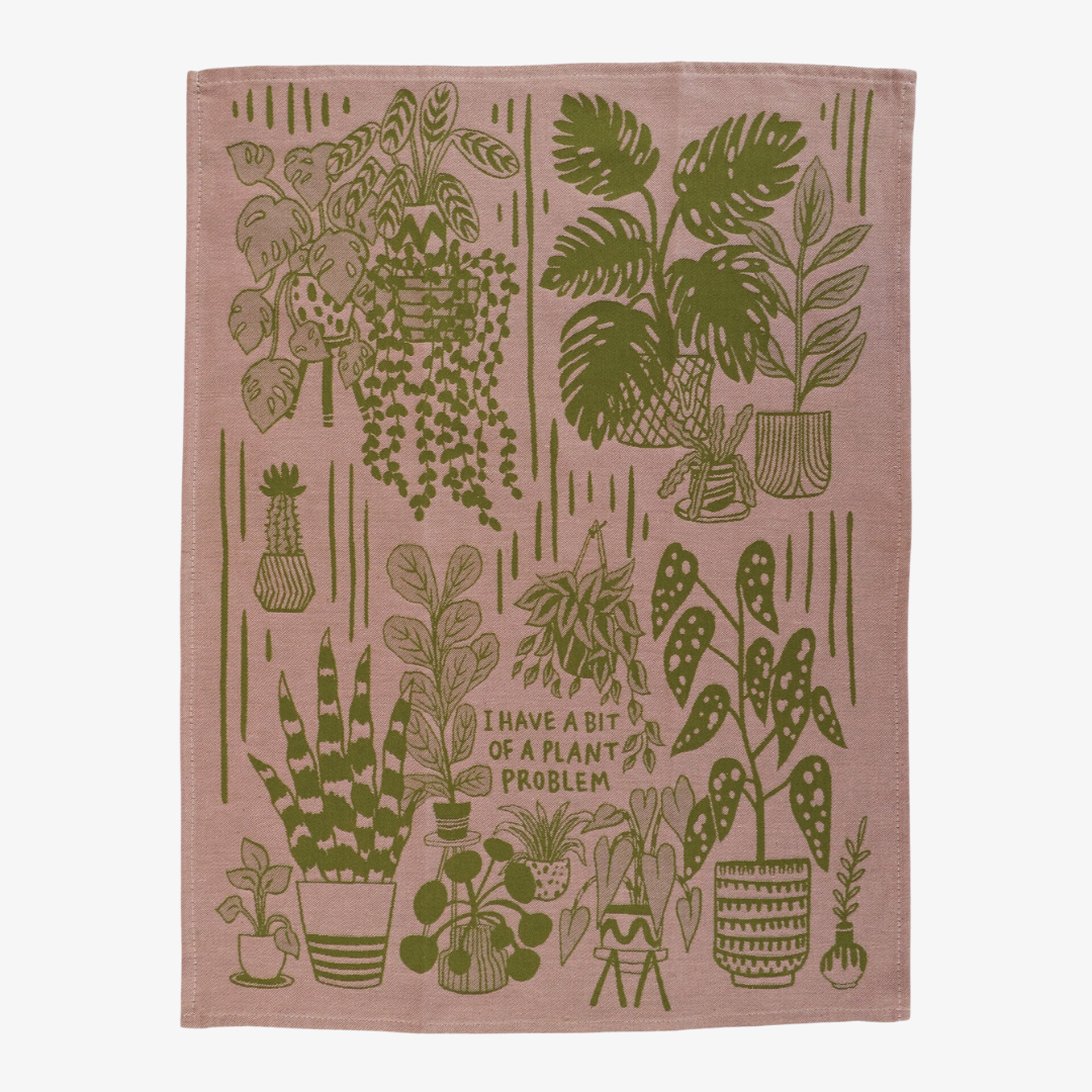 Bit Of A Plant Problem Dish Towel