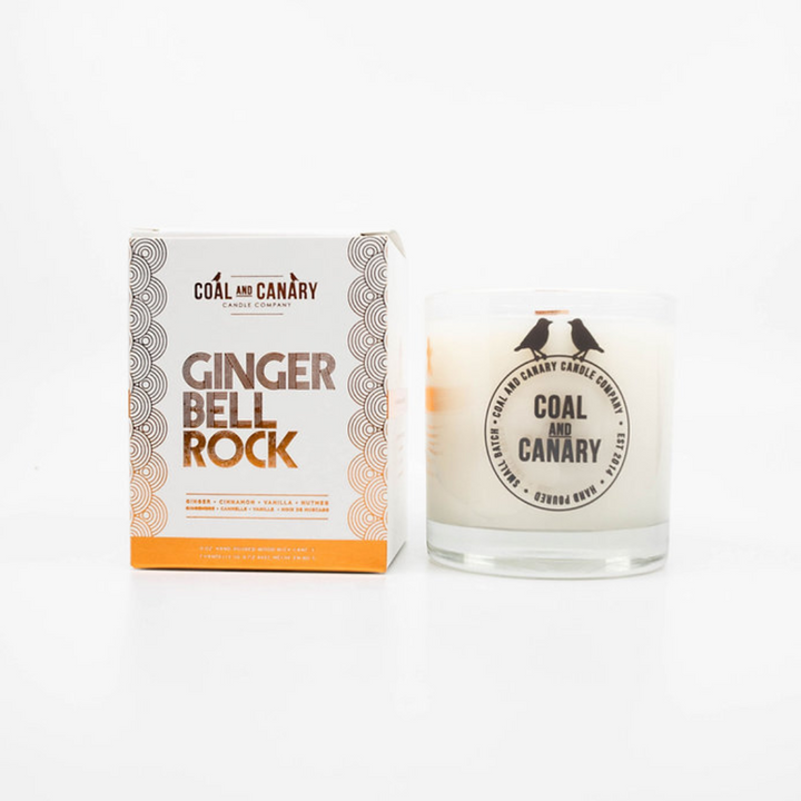 Ginger Bell Rock Candle