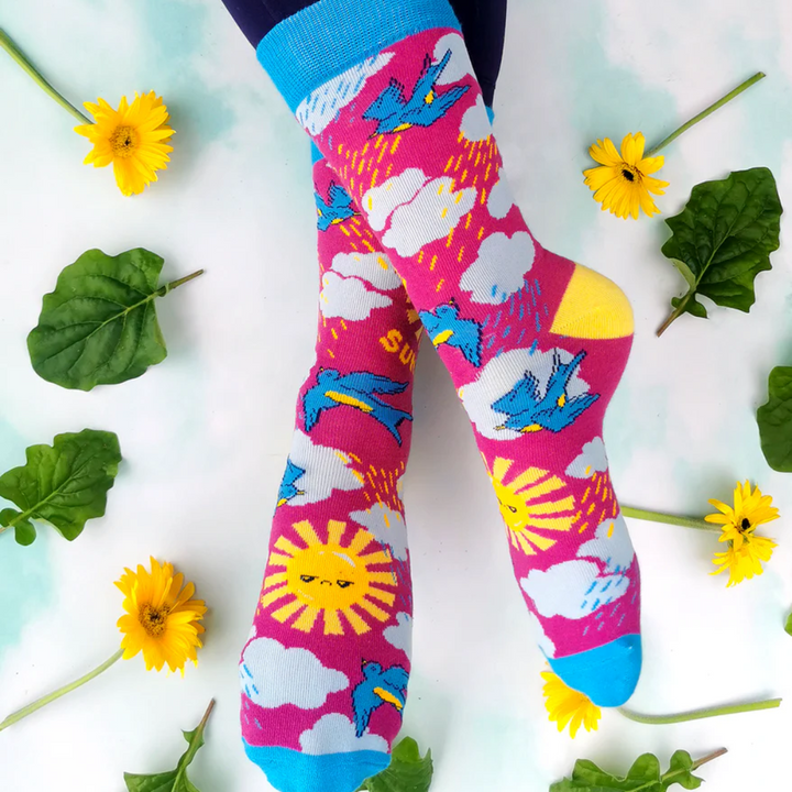 Ray of Sunshine Womens Socks