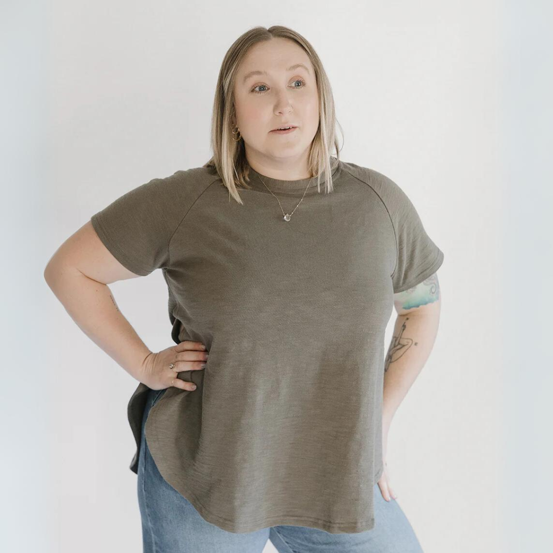 East End Tee | Clay