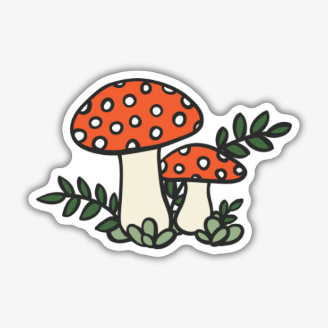 Toadstool Sticker