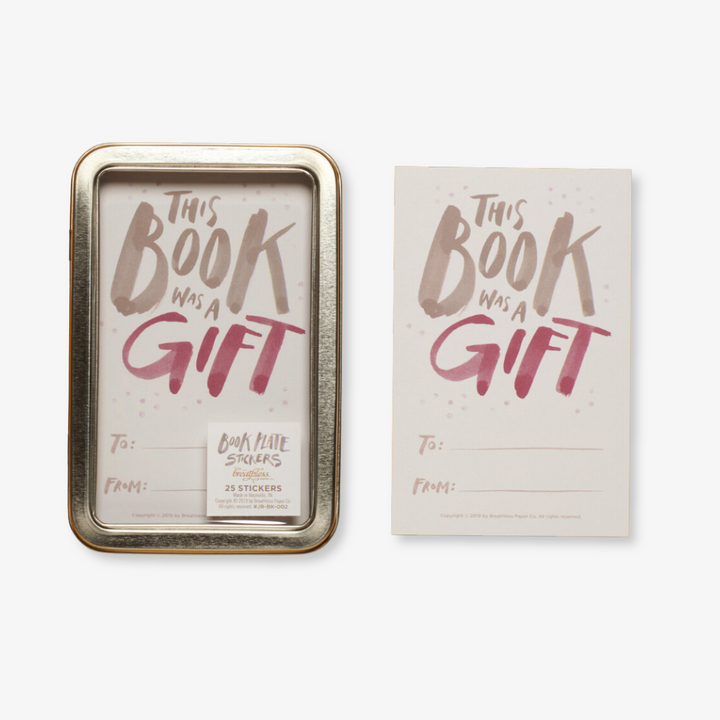 This Book Was A Gift Sticker Set