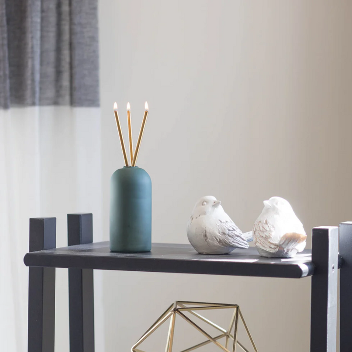 Green Wylie Everlasting Candle Vase