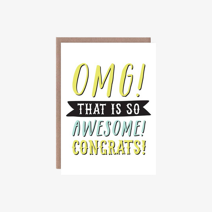 OMG Congrats Card