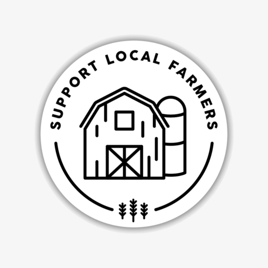 Support Local Farmers Sticker