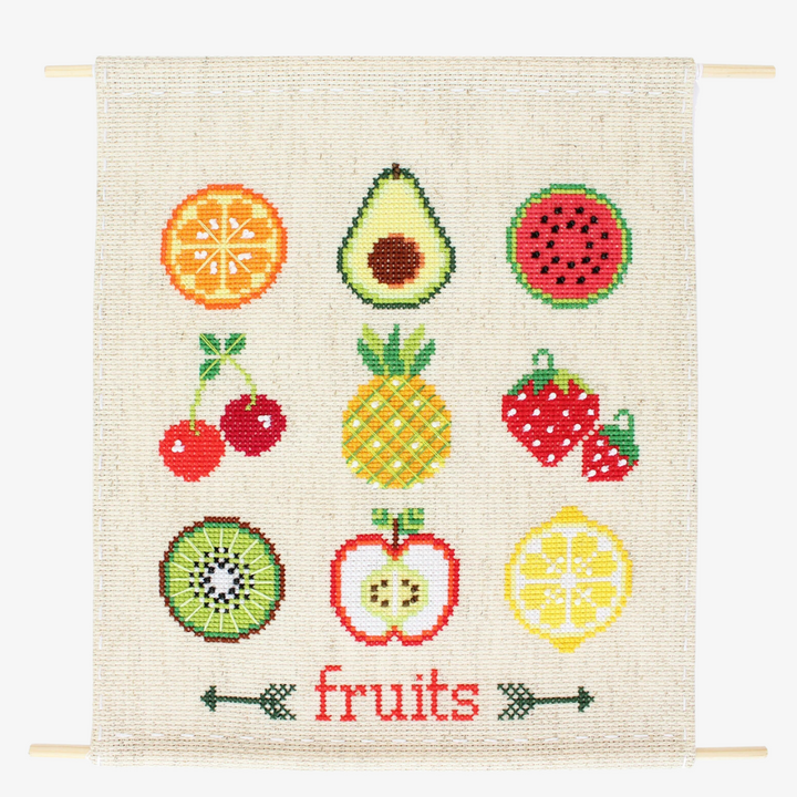 Fruit Sampler Cross Stitch Kit