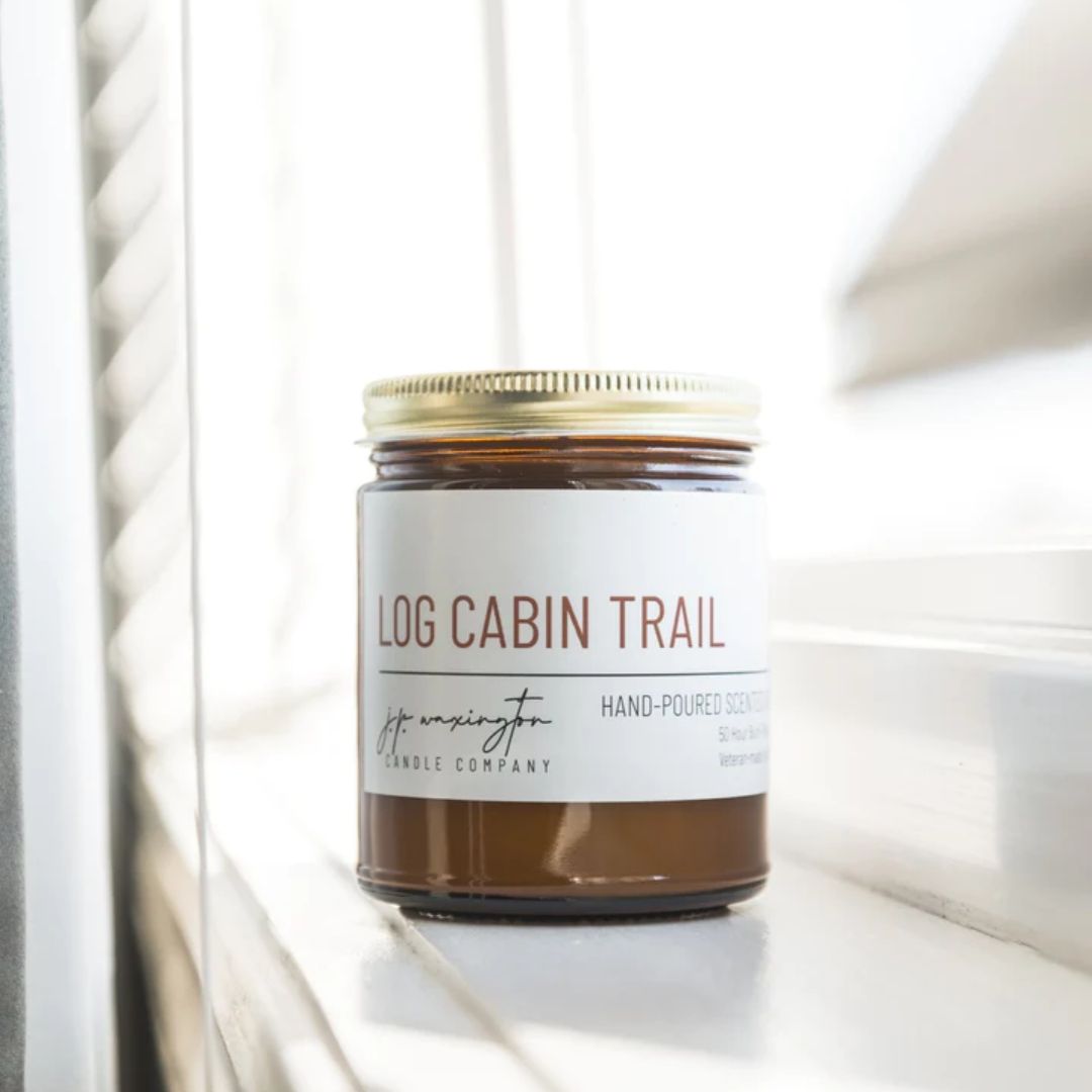 Log Cabin Candle