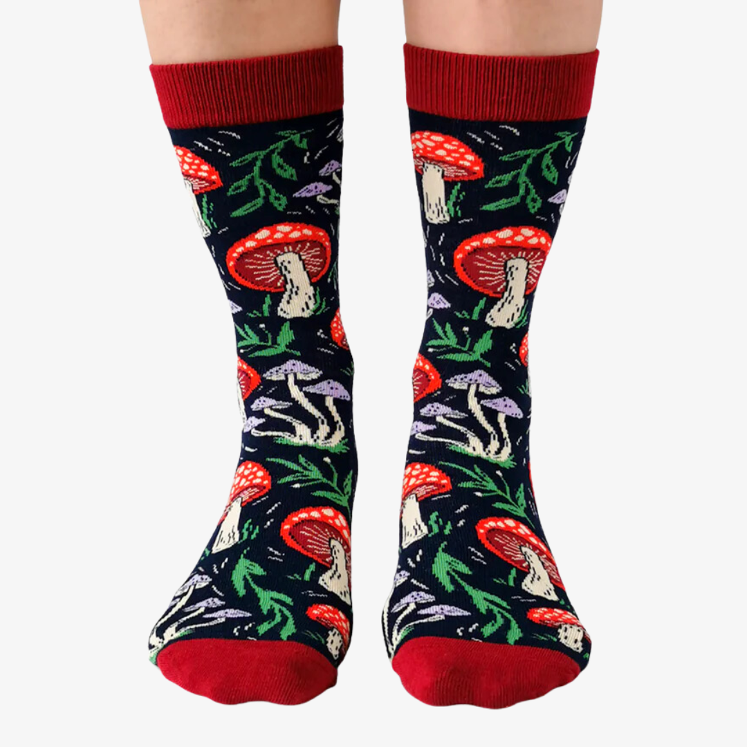 Mushroom Magic Womens Socks