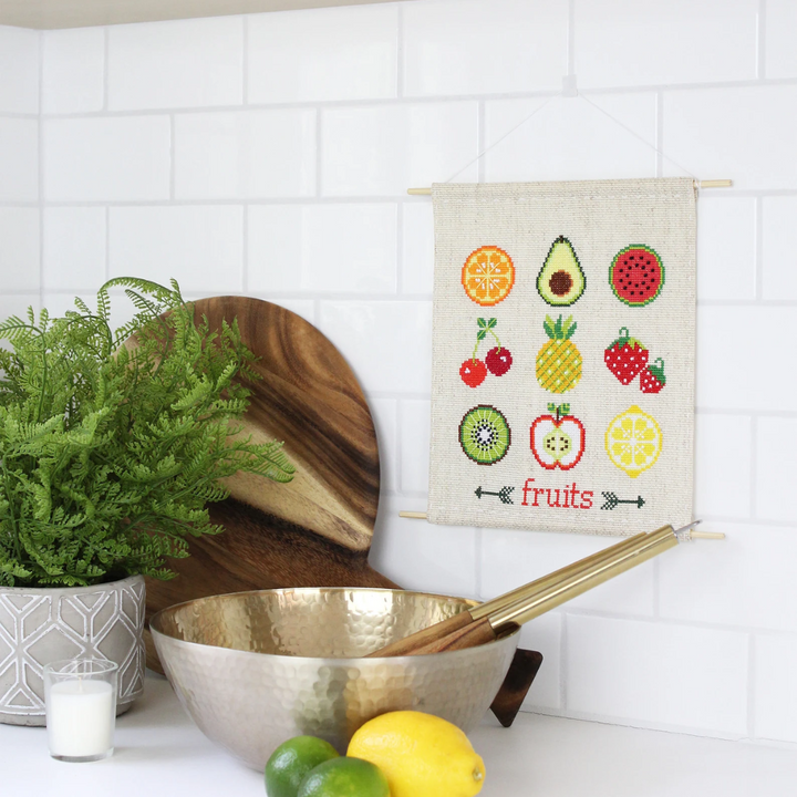 Fruit Sampler Cross Stitch Kit