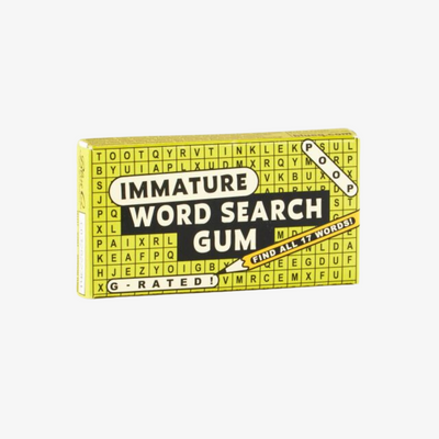 Immature Word Search Gum