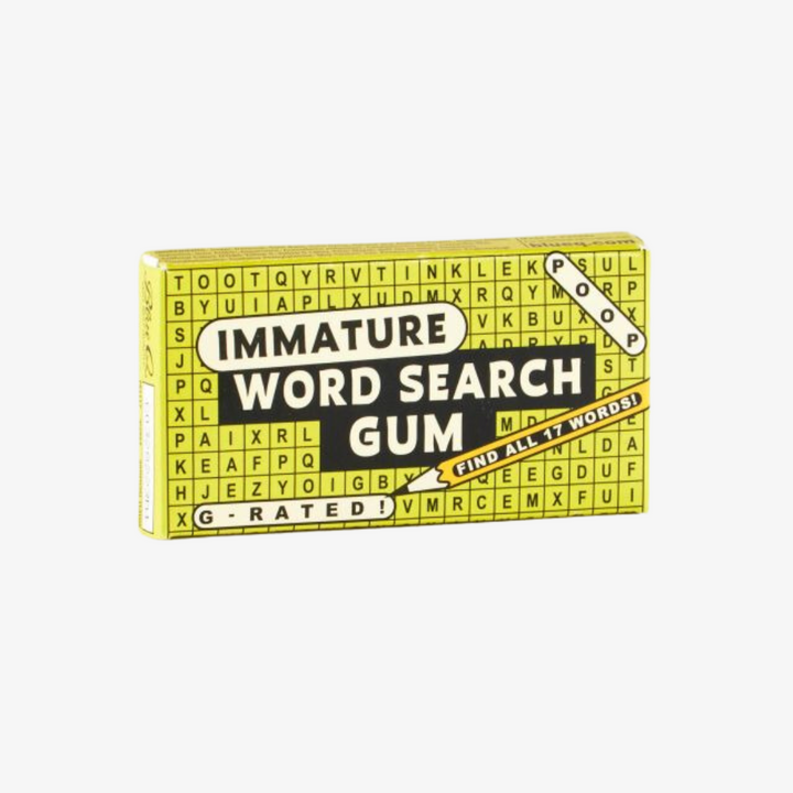 Immature Word Search Gum